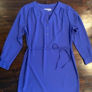 LOFT Henley Shirt Dress